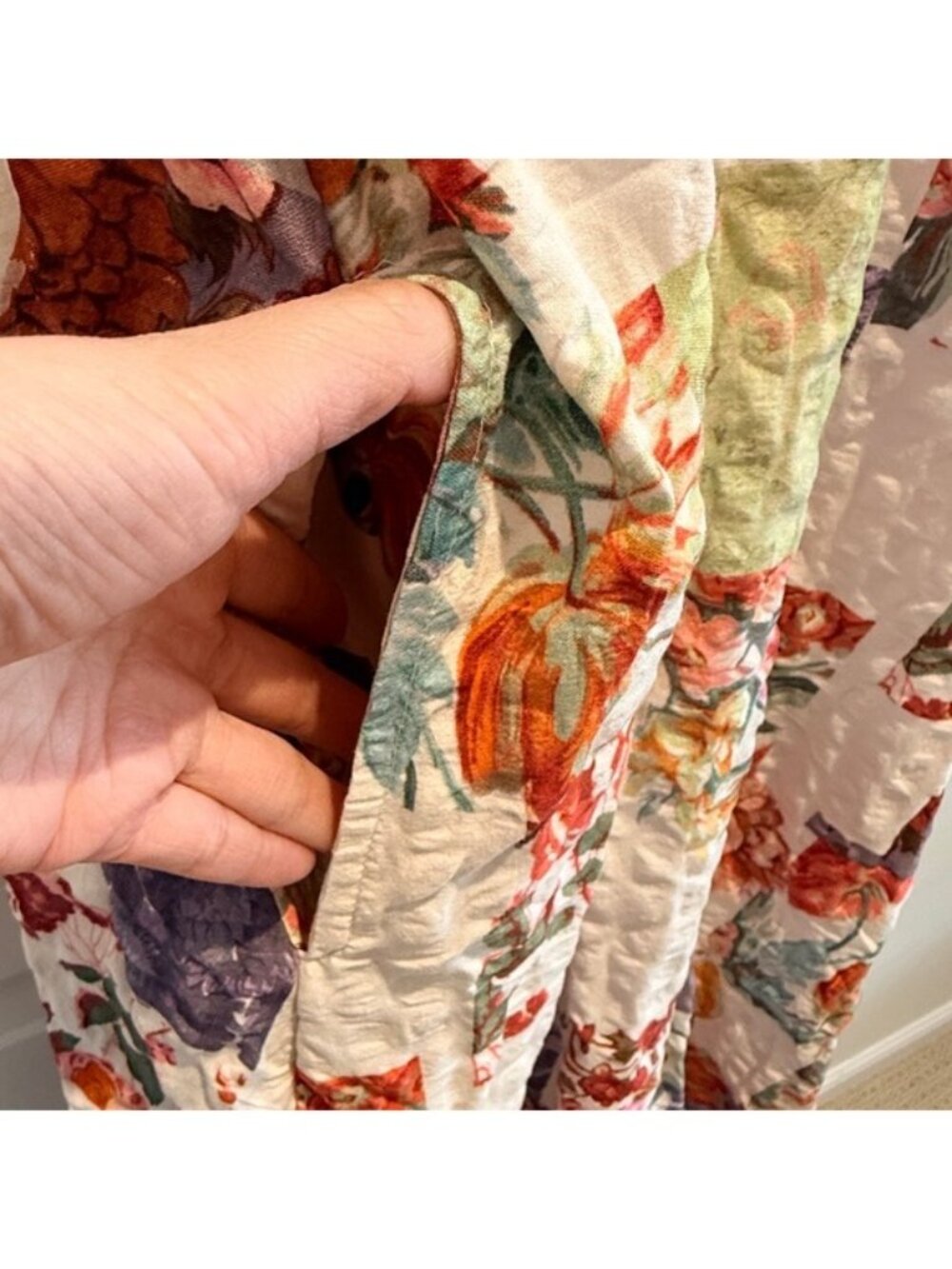 NWT Anthropologie LyreBird Size Small Printed Tie-Back Midi Nap Dress - Picture 7 of 15